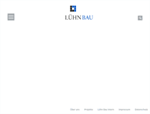 Tablet Screenshot of luehnbau.de